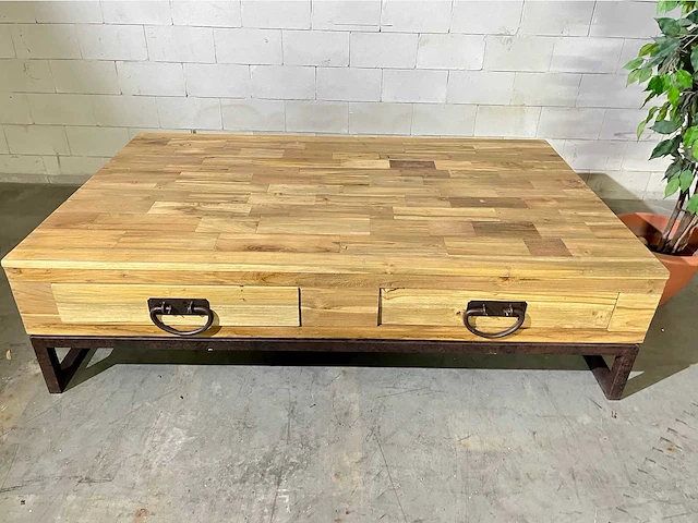 Salontafel met twee laden - afbeelding 1 van  7