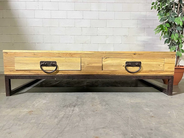Salontafel met twee laden - afbeelding 3 van  7