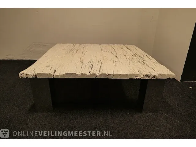 Salontafel oud hout - afbeelding 1 van  9