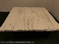 Salontafel oud hout - afbeelding 2 van  9