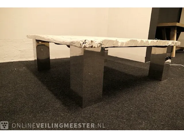 Salontafel oud hout - afbeelding 3 van  9