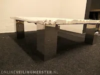 Salontafel oud hout - afbeelding 3 van  9