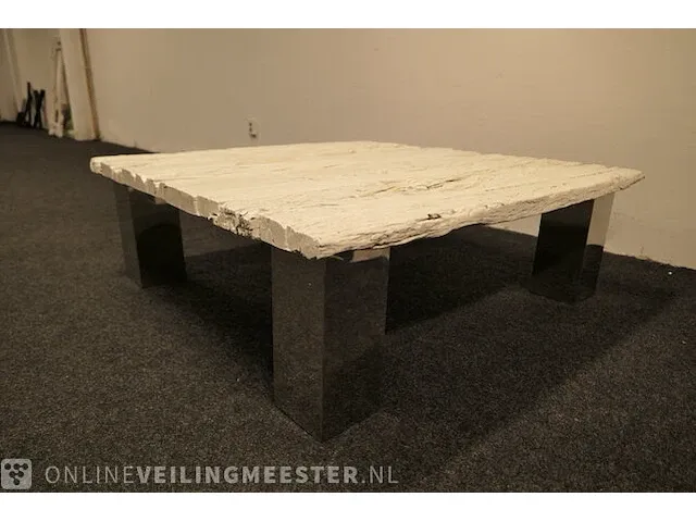 Salontafel oud hout - afbeelding 6 van  9