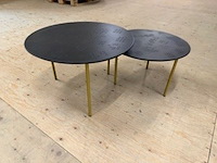 Salontafel set van 2, bruin - afbeelding 1 van  7