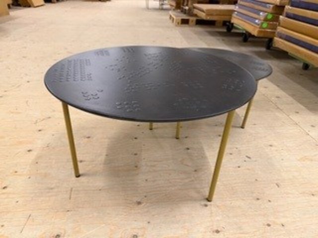 Salontafel set van 2, bruin - afbeelding 3 van  7