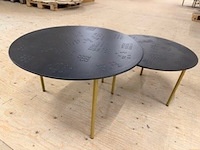 Salontafel set van 2, bruin - afbeelding 2 van  7