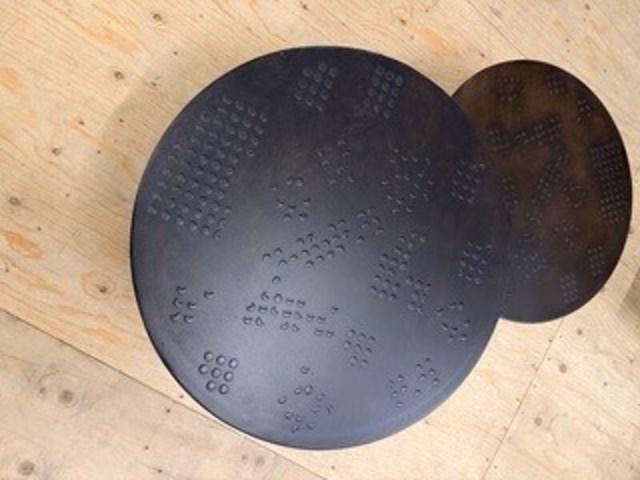 Salontafel set van 2, bruin - afbeelding 5 van  7