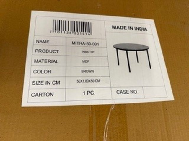 Salontafel set van 2, bruin - afbeelding 7 van  7