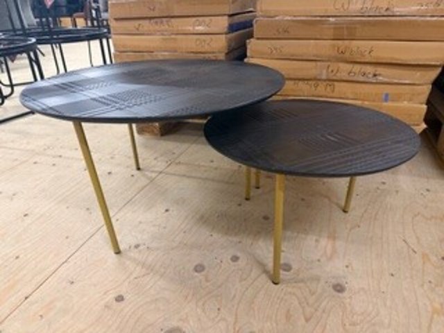 Salontafel set van 2, donkergrijs - afbeelding 4 van  6