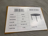 Salontafel set van 2, lichtgrijs - afbeelding 4 van  4