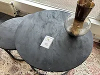 Salontafel set van 3 zwart - afbeelding 3 van  4