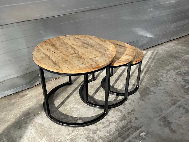 Salontafel set van 3 - afbeelding 8 van  10