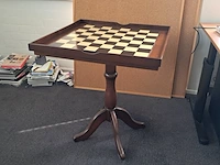 Salontafel / spelborden tafel authentic models, hout - afbeelding 1 van  6