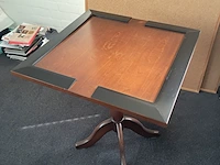 Salontafel / spelborden tafel authentic models, hout - afbeelding 4 van  6