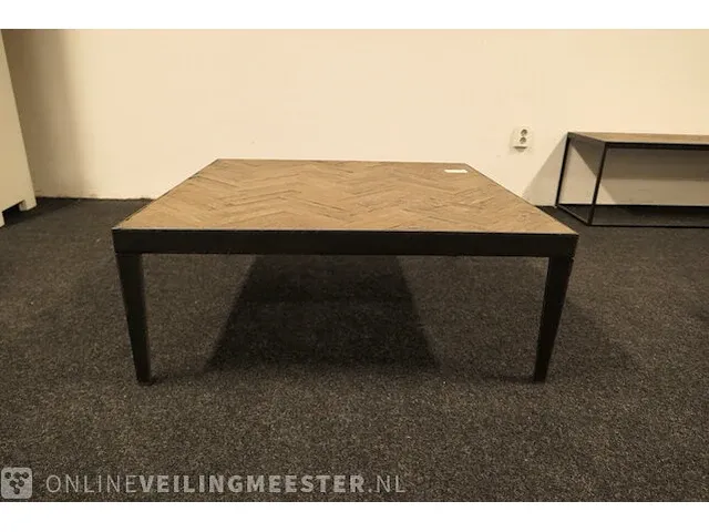 Salontafel visgraat ingelegd - afbeelding 1 van  6