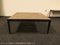 Salontafel visgraat ingelegd - afbeelding 1 van  6