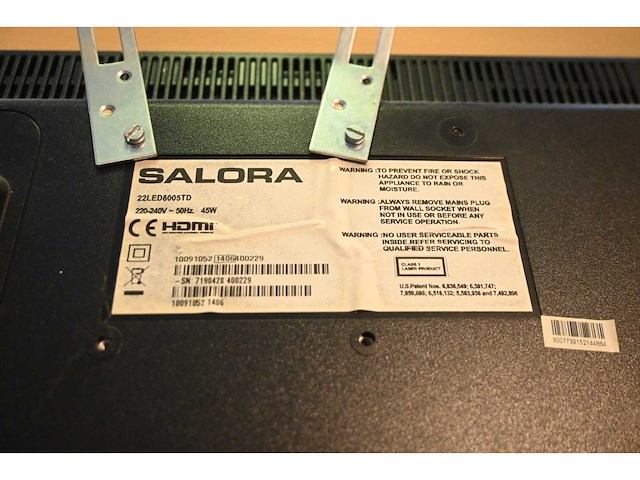 Salora 22led8005td led-televisie - afbeelding 3 van  3