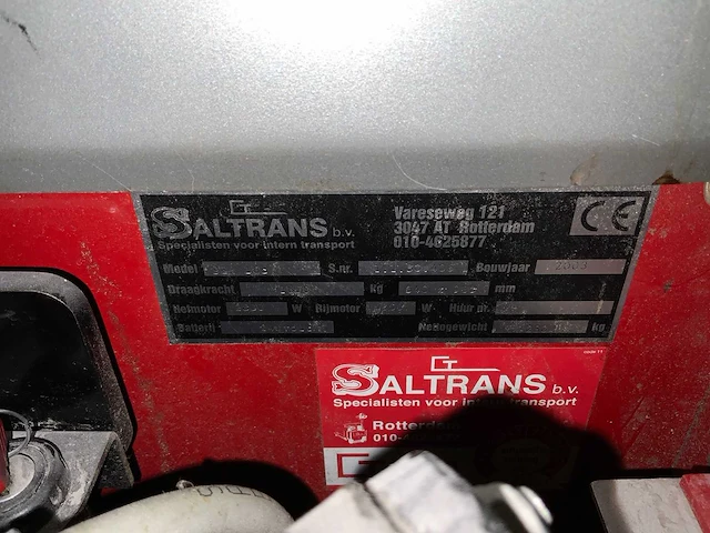 Saltrans - sez 16c - elektrische palletwagen - afbeelding 3 van  7