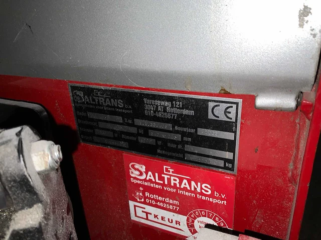 Saltrans - sez 16c - elektrische palletwagen - afbeelding 4 van  7