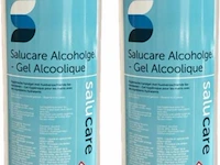 Salucare - alcohol handgel 85% 2x500 ml - met glycerine - huidvriendelijk - voordeelverpakking - afbeelding 1 van  1