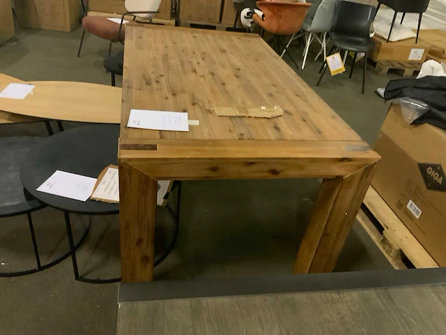 Salzburg j eetkamertafel 160cm - afbeelding 2 van  5