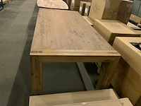 Salzburg l eetkamertafel 220cm acacia grey wash - afbeelding 3 van  7