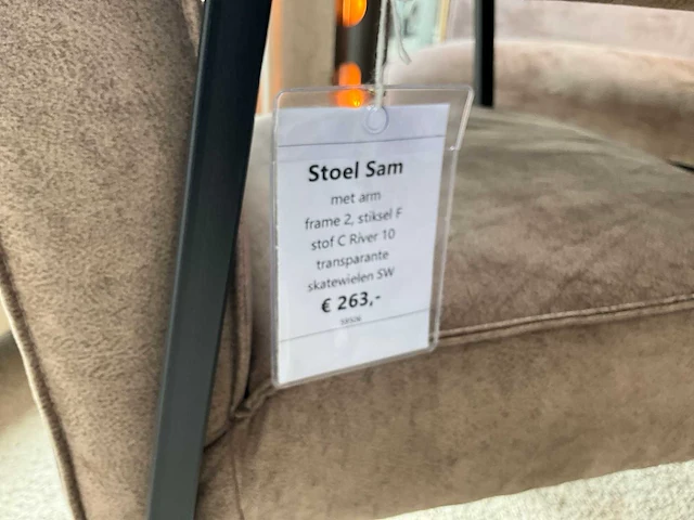 Sam verrijdbare eetkamerstoel (3x) - afbeelding 6 van  6
