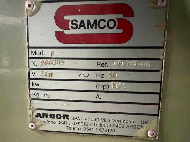 Samco - ls 3000 - langbandschuurmachine - afbeelding 4 van  10
