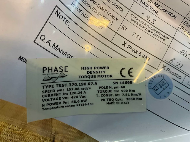 Samp 370- 190-07 a pmsm elektromotor (2x) - afbeelding 5 van  6