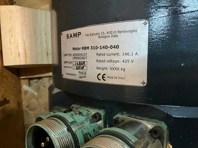 Samp rbm 310-140-040 elektromotor - afbeelding 4 van  5