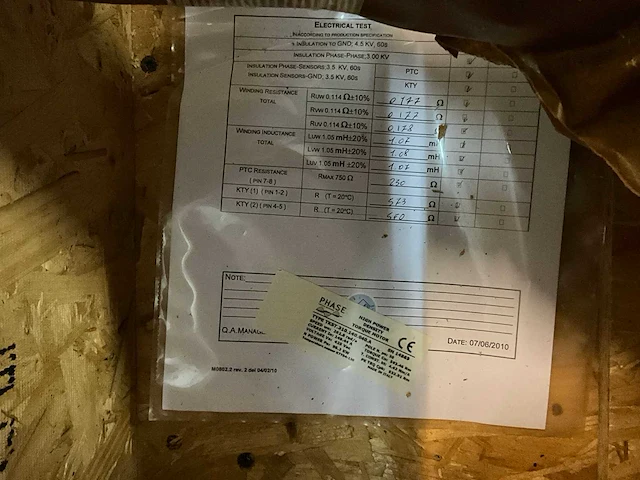 Samp rbm 310-140-040 elektromotor - afbeelding 5 van  5