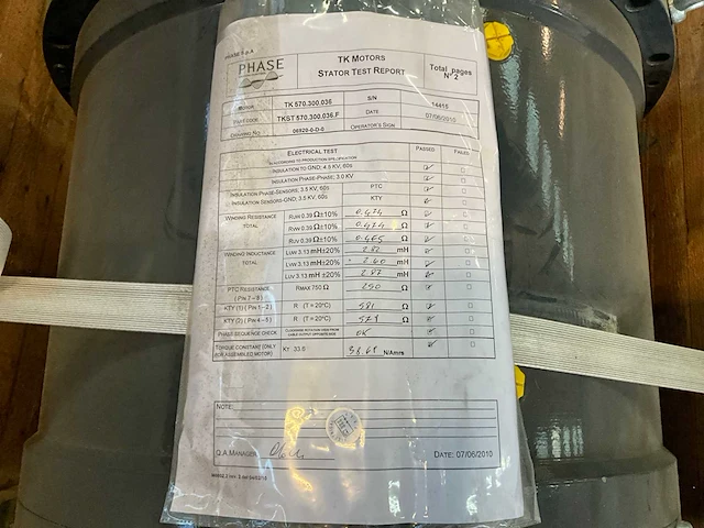 Samp rbm 570-300-36 pmsm elektromotor - afbeelding 4 van  4