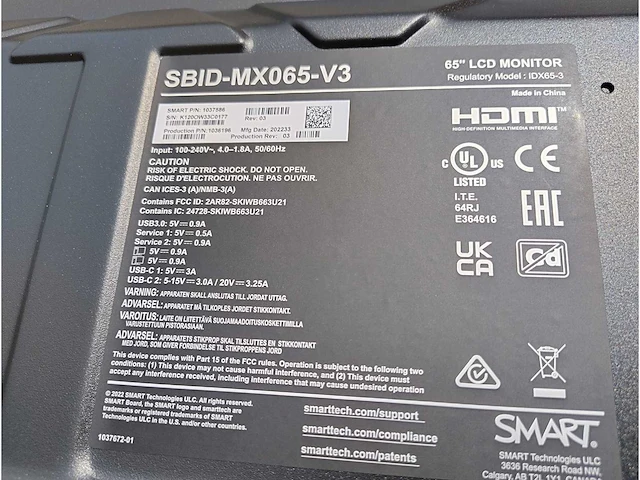 Samrt - idx65-3 - smart board mx065-v3 - afbeelding 7 van  17