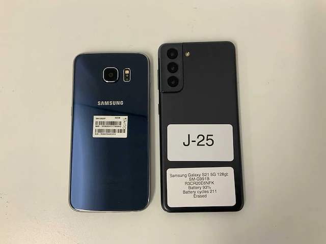 Samsung - galaxy s21 5g 128gb gray + samsung galaxy s6 - afbeelding 2 van  2