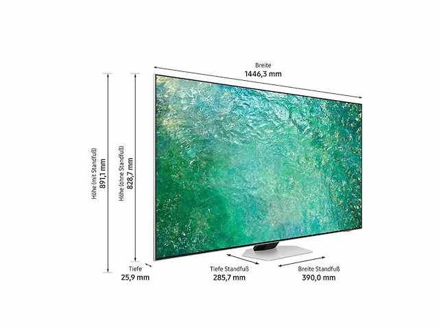 Samsung - gq65qn85cat qled tv (flat, 65 zoll / 163 cm, uhd 4k, smart tv, tizen) - televisie - afbeelding 6 van  10