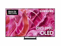 Samsung - gq65s90cat oled-tv 163 cm 65 inch energielabel f (a - g) ci+*, dvb-c, dvb-s2, dvb-t2 hd, smart tv, uhd, wifi - televisie - afbeelding 1 van  9