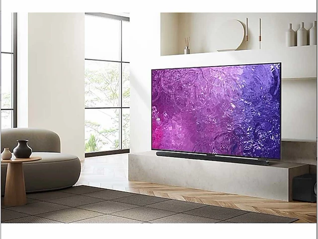 Samsung - gq75qn90cat 190,5 cm (75") 4k ultra hd smart tv wifi zilver - televisie - afbeelding 2 van  8