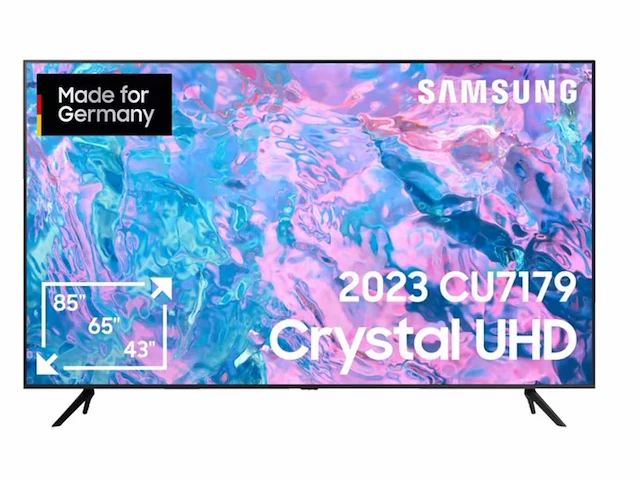 Samsung - gu50cu7179u led-tv (50 inch / 125 cm, uhd 4k, smart tv, tizen) - televisie - afbeelding 1 van  8