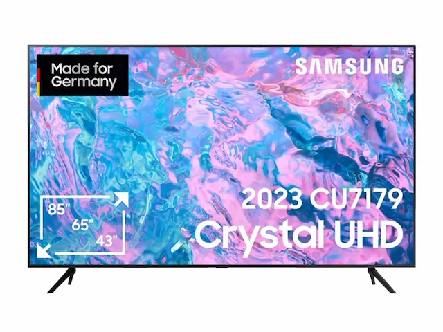 Samsung - gu65cu7179u led-tv (65 inch / 163 cm, uhd 4k, smart tv, tizen) - televisie - afbeelding 1 van  8