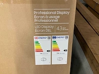 Samsung - led display 43 inch - afbeelding 2 van  3
