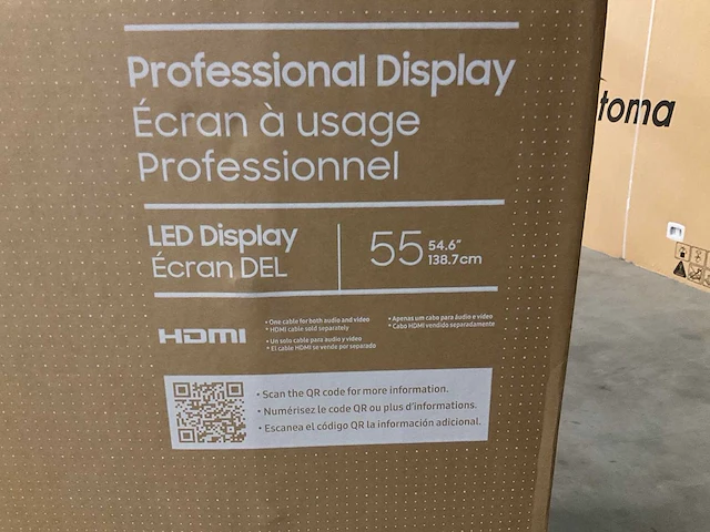 Samsung - led display 55 inch - afbeelding 3 van  4