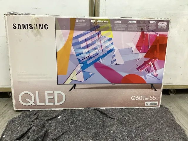 Samsung - qled 55 inch - televisie - afbeelding 1 van  8