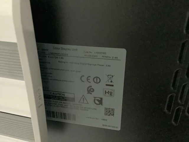 Samsung - televisie op verrijdbare standaard - afbeelding 4 van  5