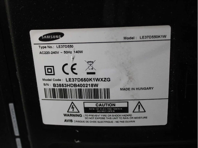 Samsung - televisies - werkend met schade (27x) - afbeelding 39 van  46