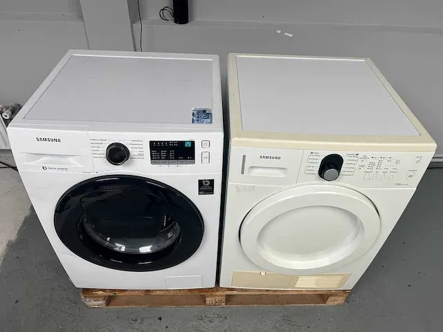 Samsung - wasmachine + samsung droger - afbeelding 9 van  16