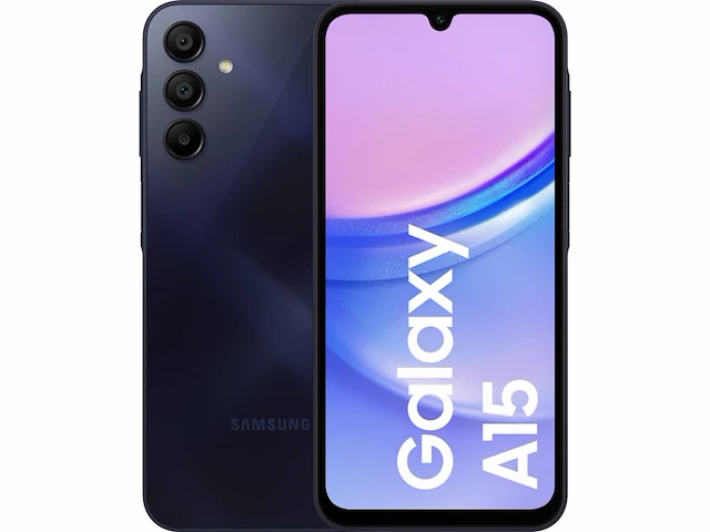 Samsung a155f/dsn smartphone 128gb 4gb ram, blue zwart - afbeelding 1 van  3