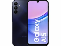 Samsung a155f/dsn smartphone 128gb 4gb ram, blue zwart - afbeelding 1 van  3