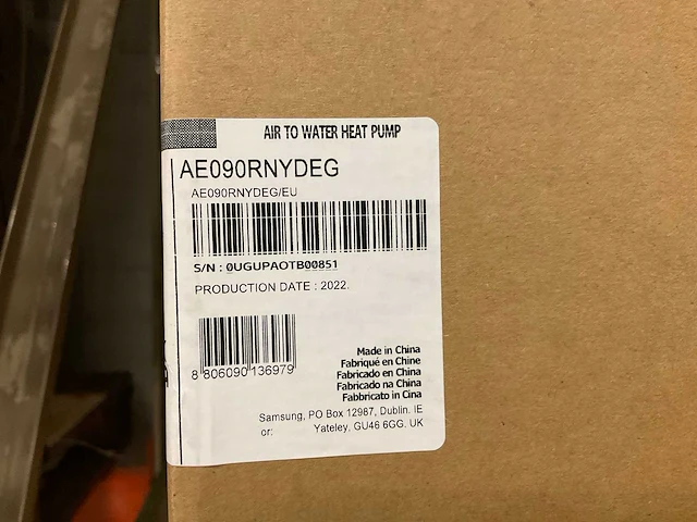 Samsung ae060rxedeg/ae090rnydeg warmtepomp - afbeelding 6 van  7