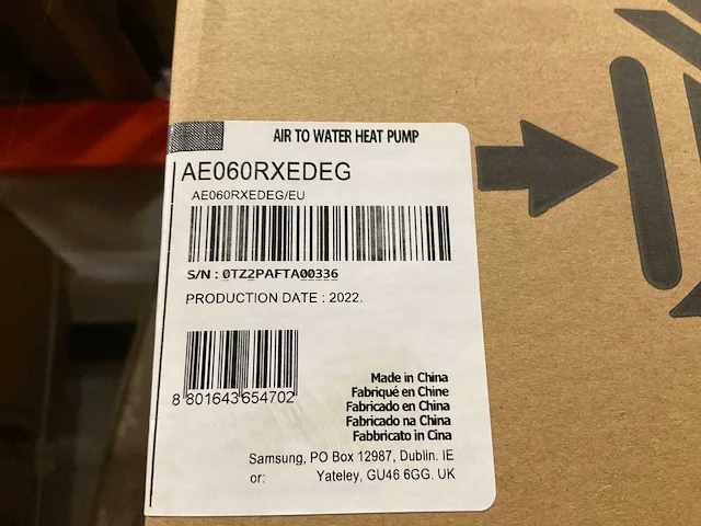 Samsung ae060rxedeg/ae090rnydeg warmtepomp - afbeelding 7 van  7