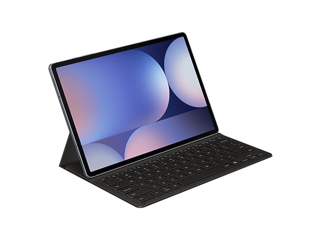 Samsung book cover slim tab s10+ | s9+ | s9 fe+ ai zwart - afbeelding 1 van  4